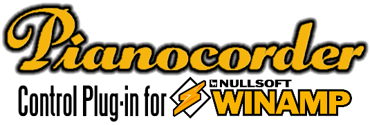 Pianocorder Control Plug-in for WINAMP